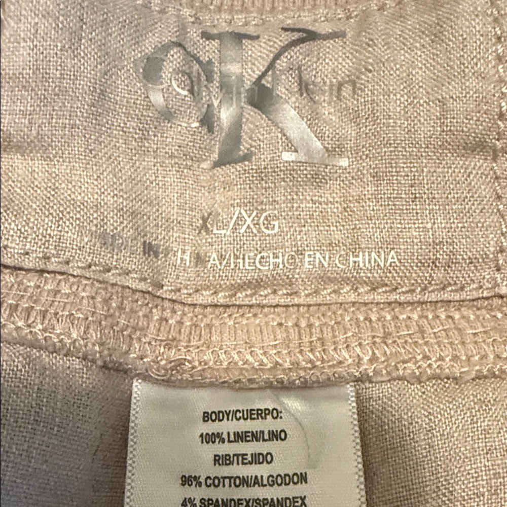 Calvin Klein Beige Cargo Shorts - Picture 4 of 7